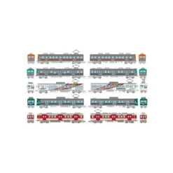Tomytec The Tetsudou Collection Series No.21 1 Carton (10 Trains) (N Scale)