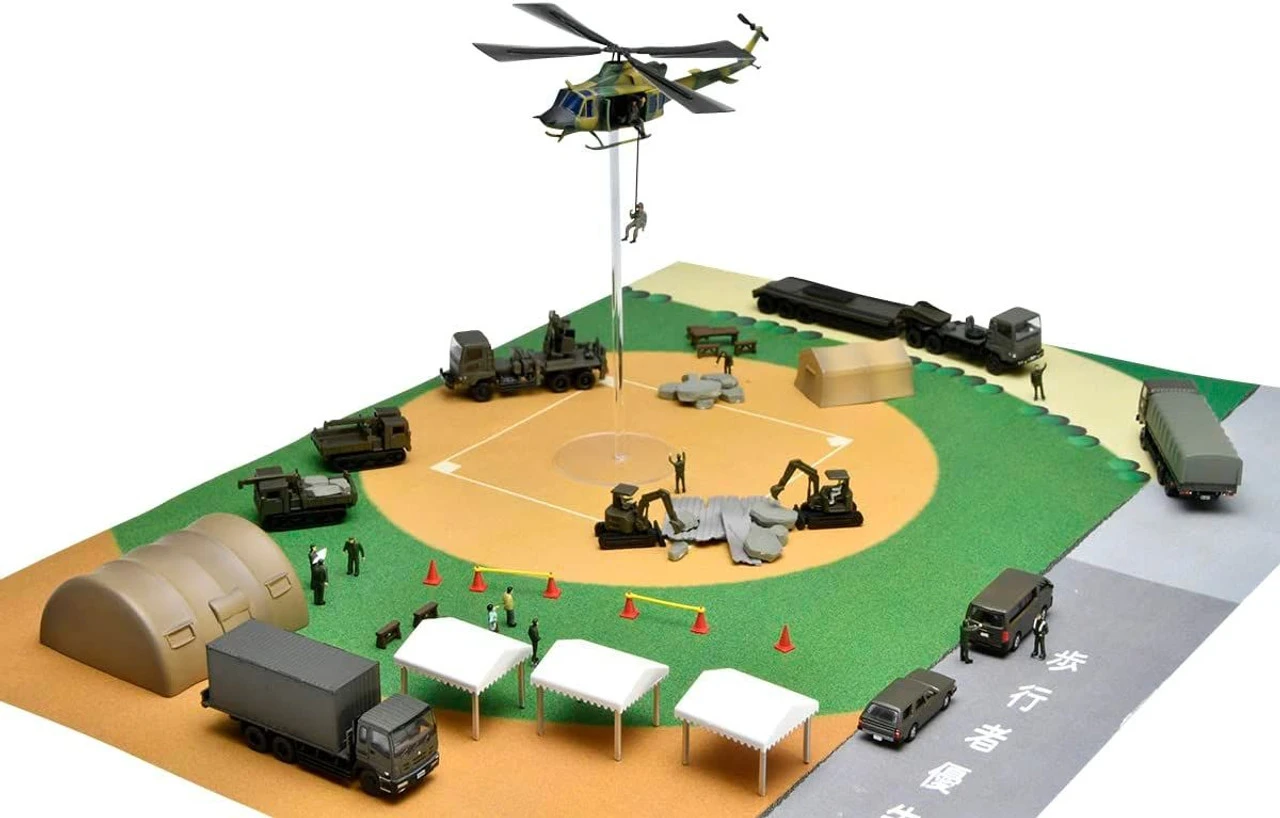 Tomytec Hundred Views Of The Working Vehicle Series 003 Self-Defense Forces Disaster Prevention Training Site 1 Carton (8 Pcs.) (N Scale) 3 Tomytec Hundred Views Of The Working Vehicle Series 003 Self-Defense Forces Disaster Prevention Training Site 1 Carton (8 Pcs.) (N Scale)