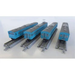 Rokuhan T022-1 JNR Series 103 Blue Keihintohoku Line Type 4 Cars Set (Z Scale)