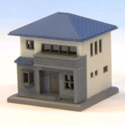 Rokuhan S044-1 Two-Storied House C (White) (Z Scale)
