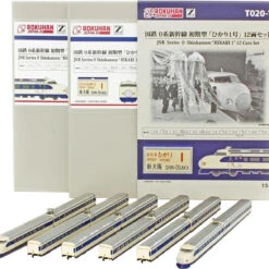 Rokuhan T020-1 JNR Series 0 Shinkansen Early Type 'Hikari 1' 12 Cars Set (Z Scale)