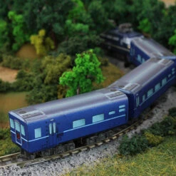 Rokuhan SA007-1 Z Shorty Passenger Car (Blue) Label Type (Z Scale) -Kyosho shop 4571324594927 bc2641b01f70935a976a921515c40e22 42479.1586239108