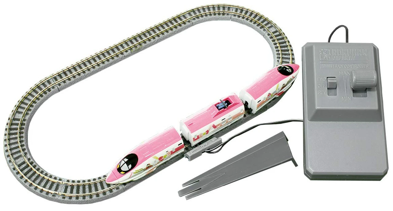 Rokuhan SG004-1 Z Shorty Type 500 Hello Kitty Shinkansen Starter Set (Z Scale) 4 Rokuhan SG004-1 Z Shorty Type 500 Hello Kitty Shinkansen Starter Set (Z Scale) - Image 2
