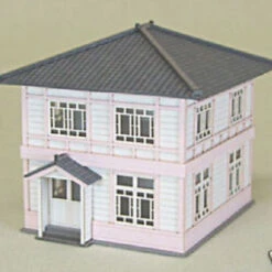 Sankei MP03-22 Doctor's Office 1/150 N Scale Paper Kits