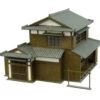 Sankei MP03-49 Japanese Old House B 1/150 N Scale Paper Kits