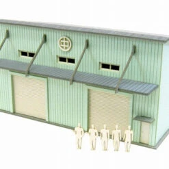 Sankei MP01-139 Warehouse B 1/220 Z Scale Paper Kits