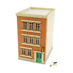 Sankei MP03-93 Building D 1/150 N Scale Paper Kits