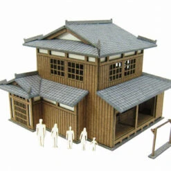 Sankei MP01-141 House B 1/220 Z Scale Paper Kits