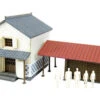 Sankei MP01-142 Japanese Storehouse B 1/220 Z Scale Paper Kits -Kyosho shop 4580236847854 1 20143.1521166675