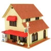 Sankei MP03-94 Cafe B (Coffee Shop) 1/150 N Scale Paper Kits