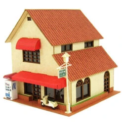 Sankei MP03-94 Cafe B (Coffee Shop) 1/150 N Scale Paper Kits