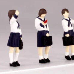 Plum MS040 Super Mini Figure #1 Sailor School Uniform Girls 1/80 Scale (HO Scale) -Kyosho shop 4582362383022 9603a7798a86e45b7b83ee7885305cf6 14066.1594105068