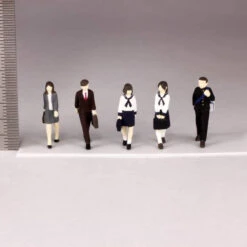 Plum MS044 Super Mini Figure #5 People At The Intersection 1/80 Scale (HO Scale) -Kyosho shop 4582362383060 c42f4d88d134e9fc9e660d8a62f61a4a 59238.1590133619