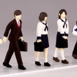 Plum MS044 Super Mini Figure #5 People At The Intersection 1/80 Scale (HO Scale) -Kyosho shop 4582362383060 e6b99d81cb578a51cd5426cf0147e809 21803.1590133618