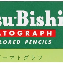 Mitsubishi Pencil Dermatograph Soft Colored Pencil 7600 Yellow Green (1 Dozen)