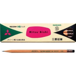 Mitsubishi Pencil Recycled Hexagonal Body Pencil 9852EW HB (1 Dozen) -Kyosho shop 4902778747773 ec135325679d9cee63bb5b62de11e3b5 76842.1617762609