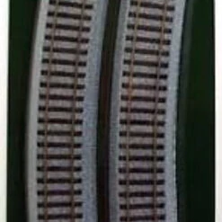Kato 2-250 790mm (31 1/8') Radius 22.5 Curve Track R790-22.5 (4 Pcs.) (HO Scale)