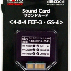 Kato 22-202-1 UNITRACK Sound Card (4-8-4 FEF-3/ GS-4) (N Scale)