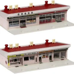 Kato 23-408A DioTown Town Shop 1 (Red) (N Scale)