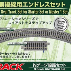 Kato 20-864 UNITRACK Variation Set V5 Inner Oval Track Set For Starter Set Or Master 1 Set (N Scale)