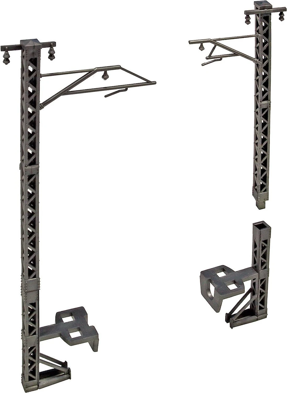 Kato 23-058-1 UNITRACK Single Track Warren Brace Catenary Pole (12 Pcs.) (N Scale) 3 Kato 23-058-1 UNITRACK Single Track Warren Brace Catenary Pole (12 Pcs.) (N Scale)