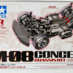 Kyosho shop 10 Tamiya 58669 M-08 Concept Chassis Kit 1/10 Scale On-Road Use Only