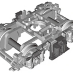 Kato Parts 1-543D Truck Set (Bogie) TR66 For KANI 24-0 (HO Scale) ASSY