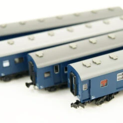 Kato 10-034-1 Old Passenger Car 4 Cars Set (Blue) (N Scale) -Kyosho shop 682327 3 82471.1626683789